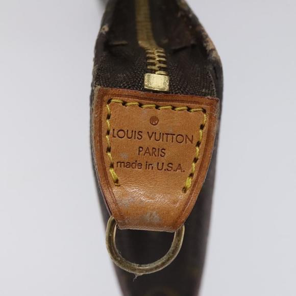 LOUIS VUITTON Monogram Bucket GM Accessory Pouch LV Auth 113220 - Picture 8 of 16